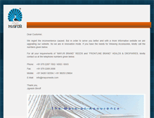 Tablet Screenshot of mayurreeds.com